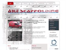 Tablet Screenshot of ablescaffoldingltd.co.uk